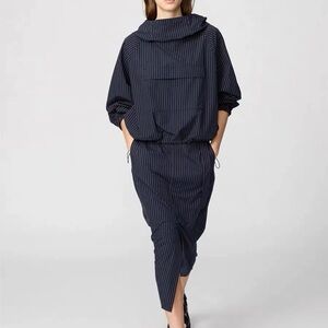 Uniqlo C Hooded Pullover Shirt | Striped